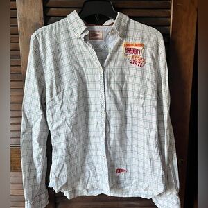 Hawaiian Endless Summer Checkered Men's Button Up